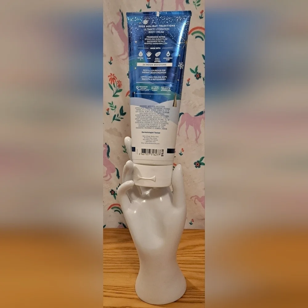 NIB Bath & Body Works Iced Sugar Plum Cream Lotion w/ Hyaluronic Acid & Shea